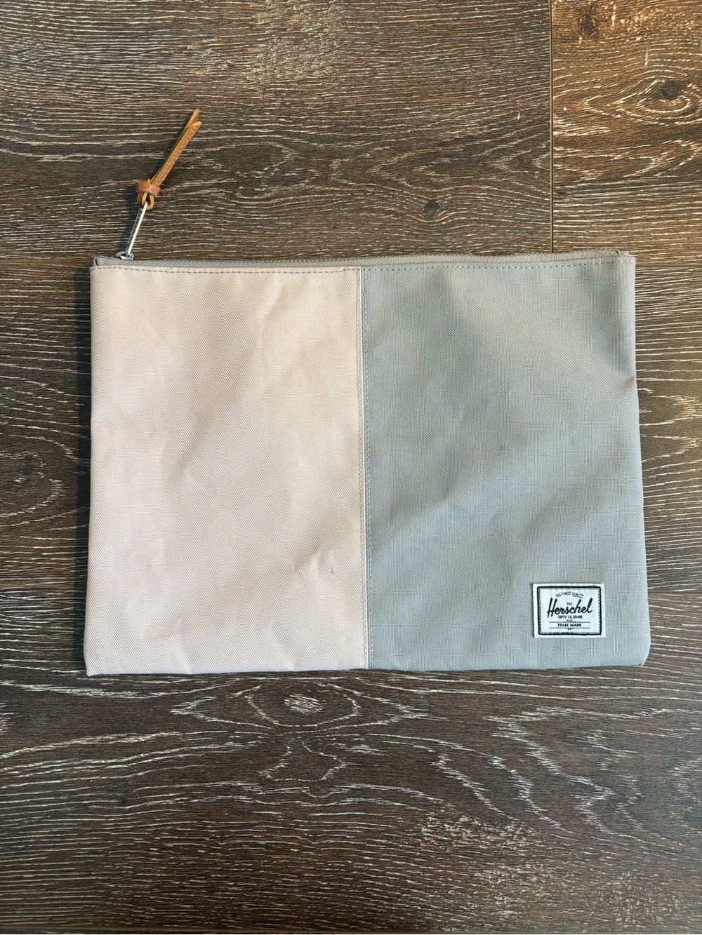 Herschel Supply Co. Network Pouch Two-Tone Canvas Pouch - Pink & Gray